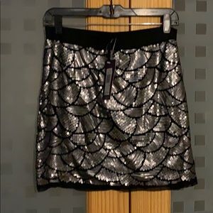 Chelsea & Violet sequin mini skirt